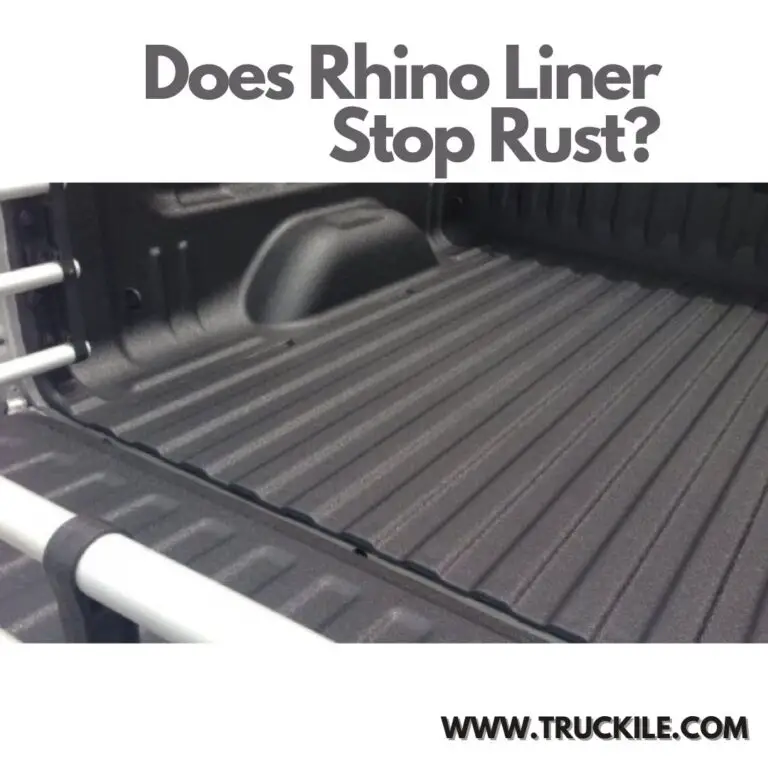 Does Rhino Liner Stop Rust?