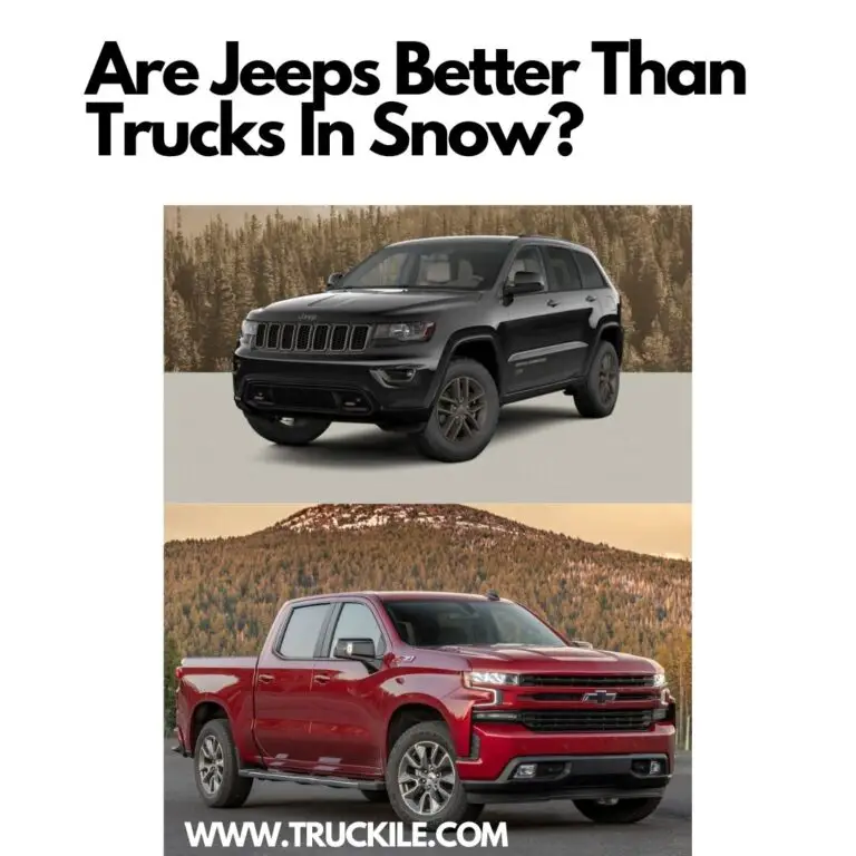 Are Jeeps Better Than Trucks In Snow?