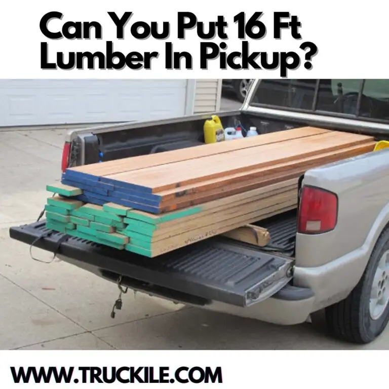 Can You Put 16 Ft Lumber In Pickup?