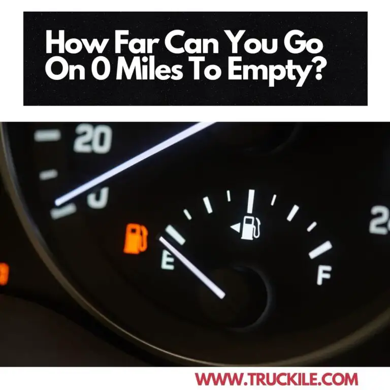 How Far Can You Go On 0 Miles To Empty?