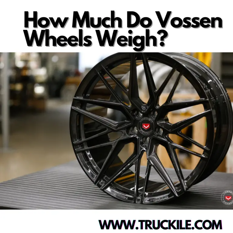 How Much Do Vossen Wheels Weigh?