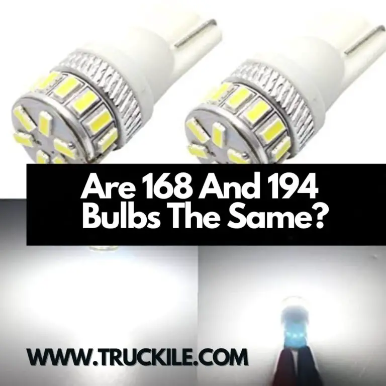 Are 168 And 194 Bulbs The Same?