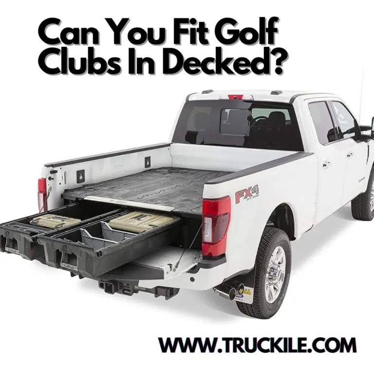 Can You Fit Golf Clubs In Decked?