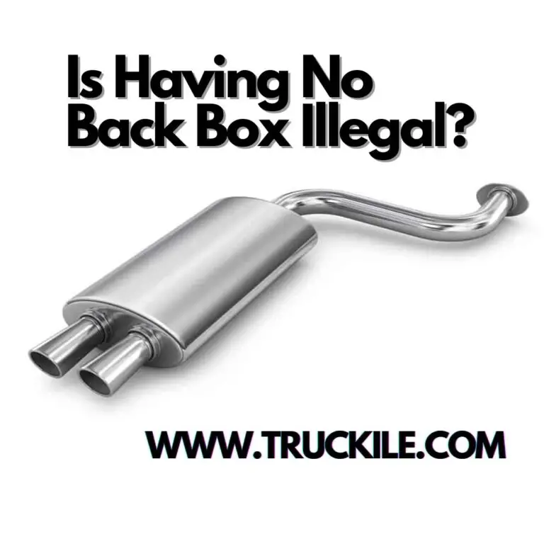Is Having No Back Box Illegal?