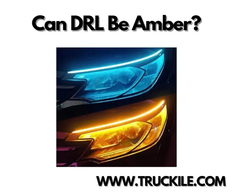 Can DRL Be Amber?