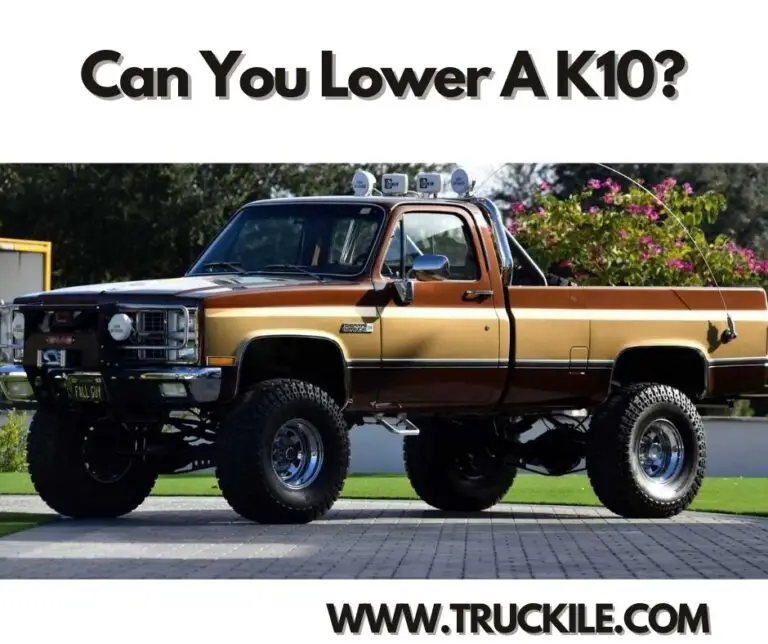 Can You Lower A K10?