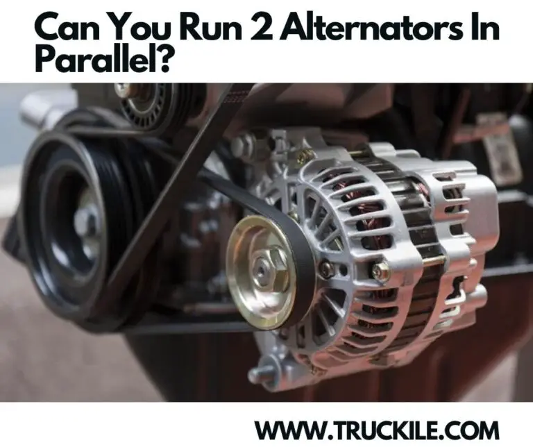 Can You Run 2 Alternators In Parallel?