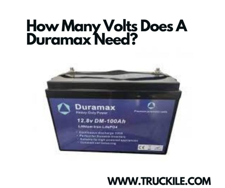 How Many Volts Does A Duramax Need?