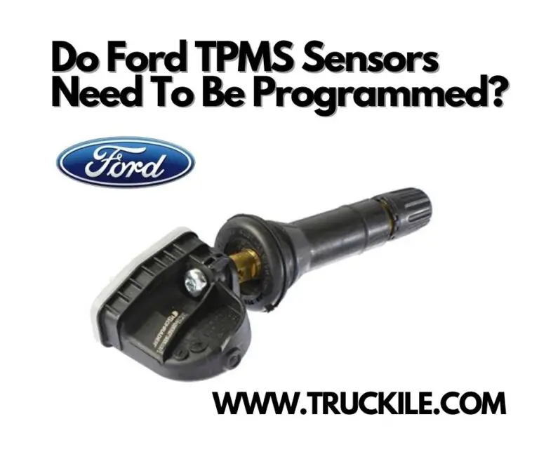 Do Ford TPMS Sensors Need To Be Programmed?