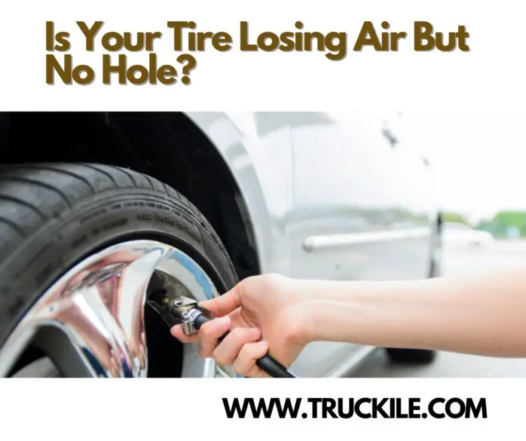 Is Your Tire Losing Air But No Hole?