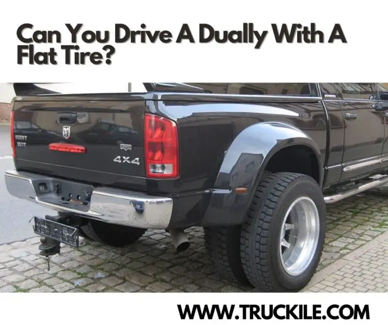 Can You Drive A Dually With A Flat Tire?